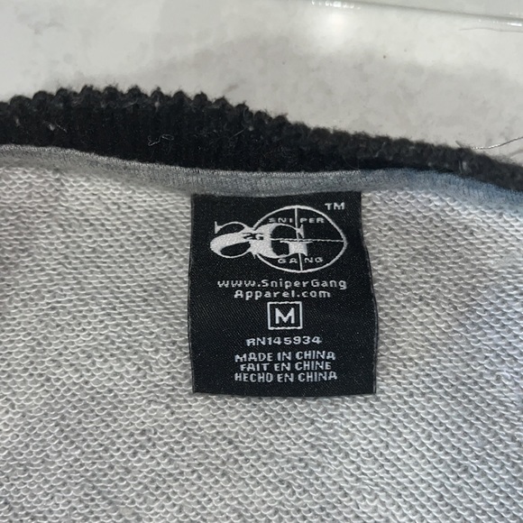 Sniper Gang 1k Sweater With Front Pocket size Medium - Picture 5 of 8